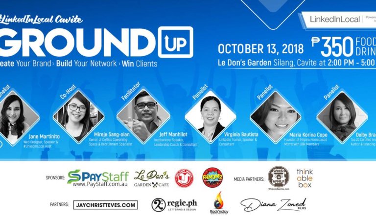 1st LinkedIn Local Cavite Event: Ground Up