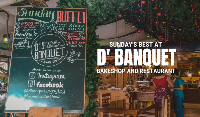 Sunday’s Best at D’ Banquet Bakeshop and Restaurant