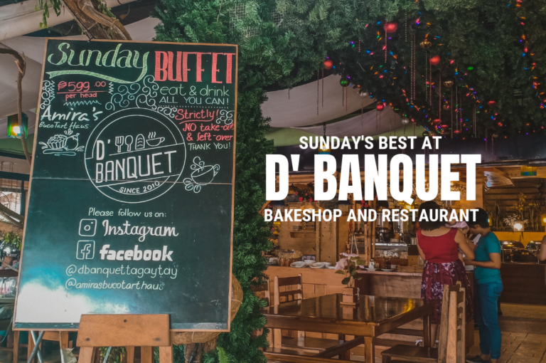 Sunday's Best at D' Banquet Bakeshop and Restaurant