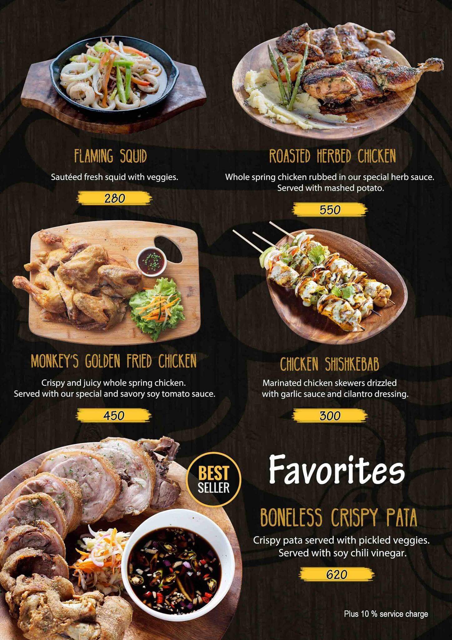 Monkey Mic KTV Menu and Rates