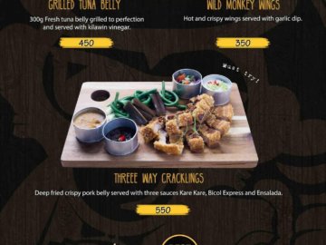 Monkey Mic KTV Menu and Rates