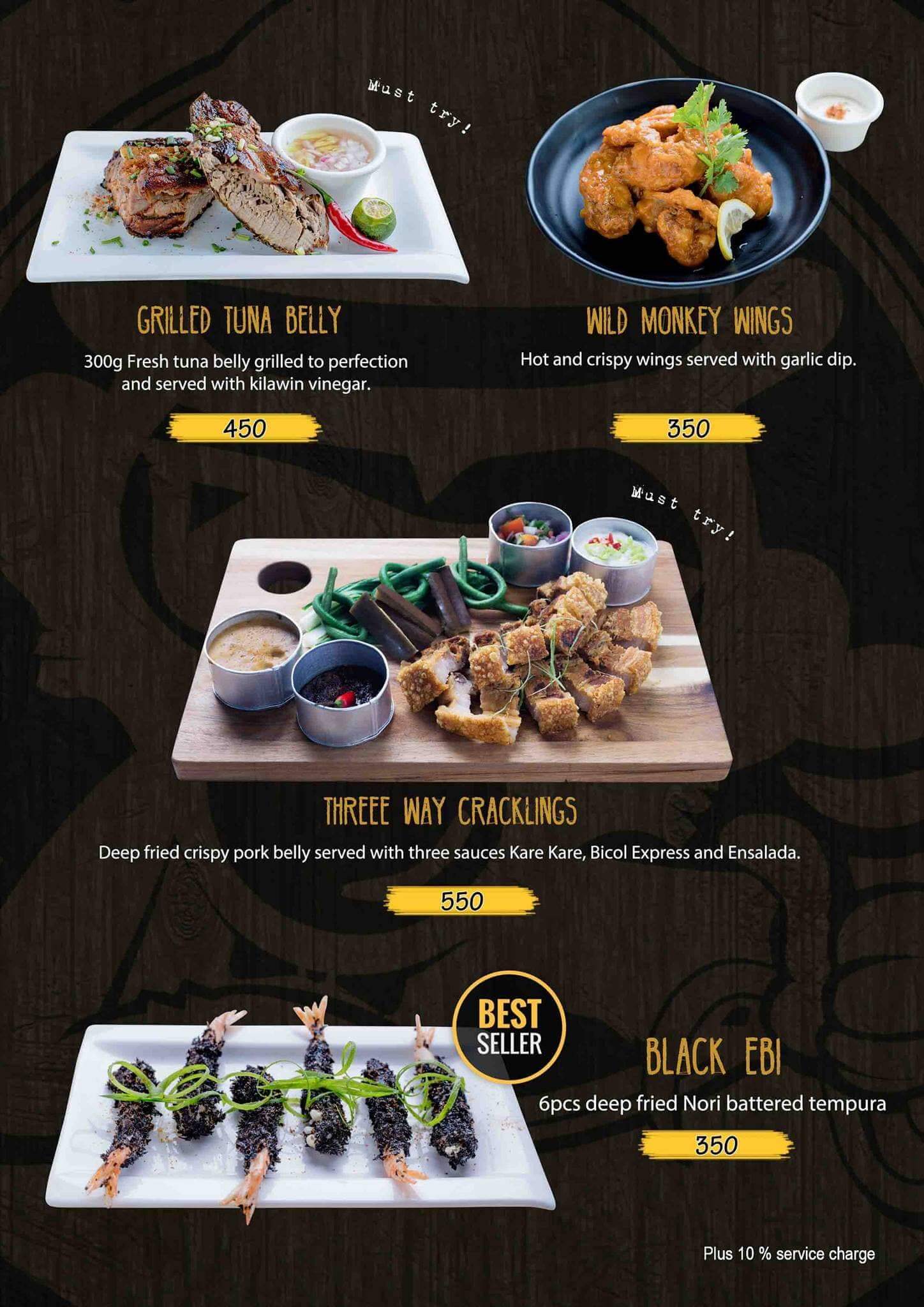Monkey Mic KTV Menu and Rates