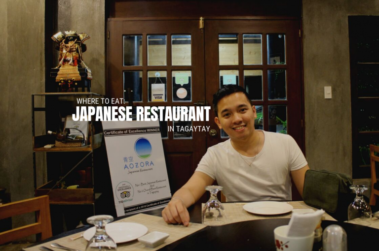 Where to Eat Japanese Restaurant in Tagaytay