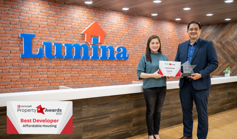 <strong>1st Carousell Property Awards recognized Lumina Homes as the Best Affordable Housing Developer</strong>
