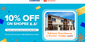 Lumina Homes in Shopee 6.6 Discount Promo