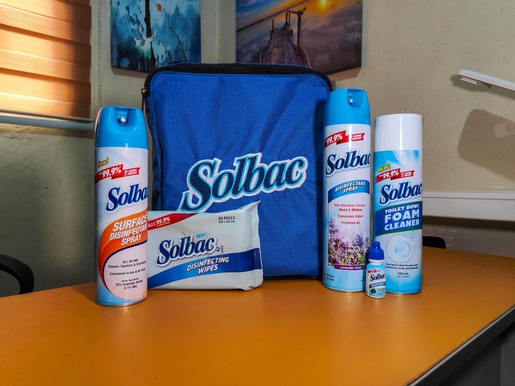 Your On-The-Go Disinfectant Wipes and Toilet Odor Deodorizer