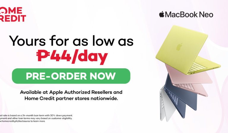 Be Among the First to Own the MacBook Neo with Home Credit—From ₱44 a Day