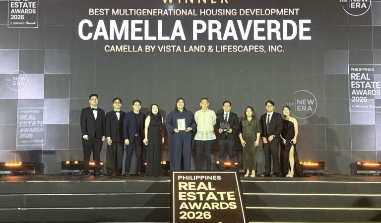 Camella Praverde Wins Best Multigenerational Housing Development and People’s Choice Award for Project of the Year