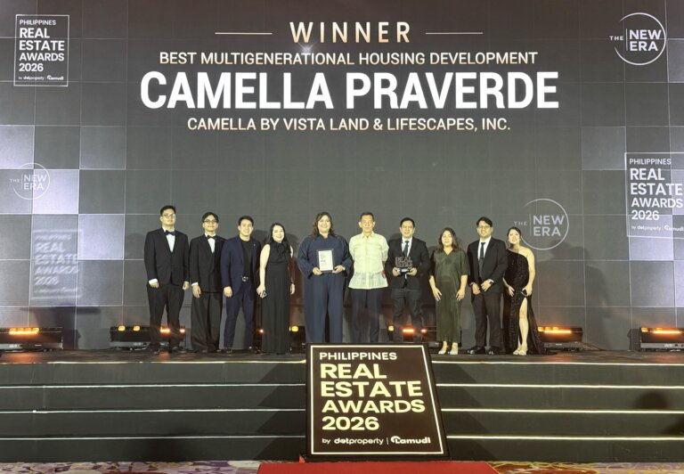 Camella Praverde Wins Best Multigenerational Housing Development and People’s Choice Award for Project of the Year